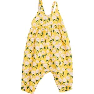 Angel Dear Floral Muslin Tie Back Romper
